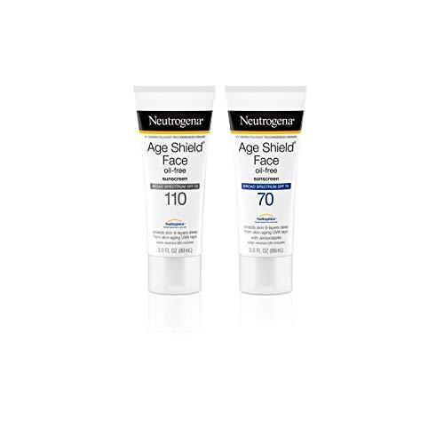 Neutrogena Neutrogena Age Shield Anti-Oxidant Face Lotion Sunscreen with Broad Spectrum SPF 70, Oil-Free & Non-Comedogenic Moisturizing Sunscreen to Prevent Signs of Aging, 3 fl. oz