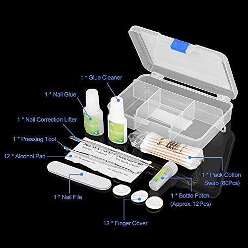 Gnker Ingrown Toenail Pedicure Tool Straightening Clip Curved BS Brace for Toenails Toe nail (Tool Kit)