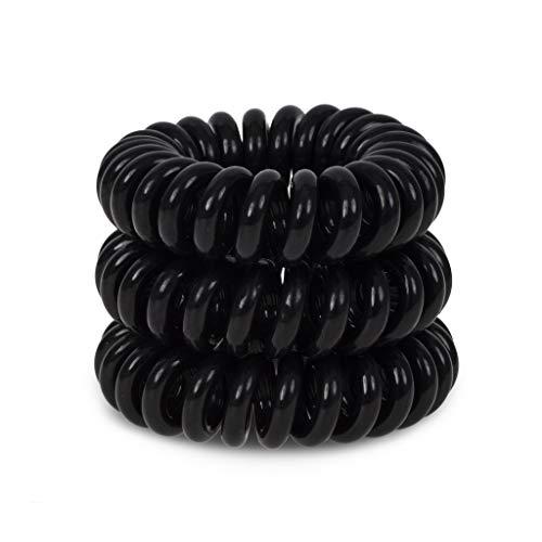 SpiraBobble Black Magic SpiraBobble | Hair Bands for Women 12Pcs Set Hair Bobbles | Durable Hair Tie | Spiral Ring for ponytails