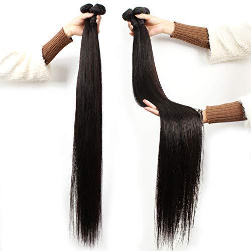 Yifute Brazilian Straight Hair 22 22 22 Inch 3 Bundles 100% Unprocessed Soft Human Hair Natural Color Hair Weave Human Hair Bundles (Natural bundle, 22 22 22)