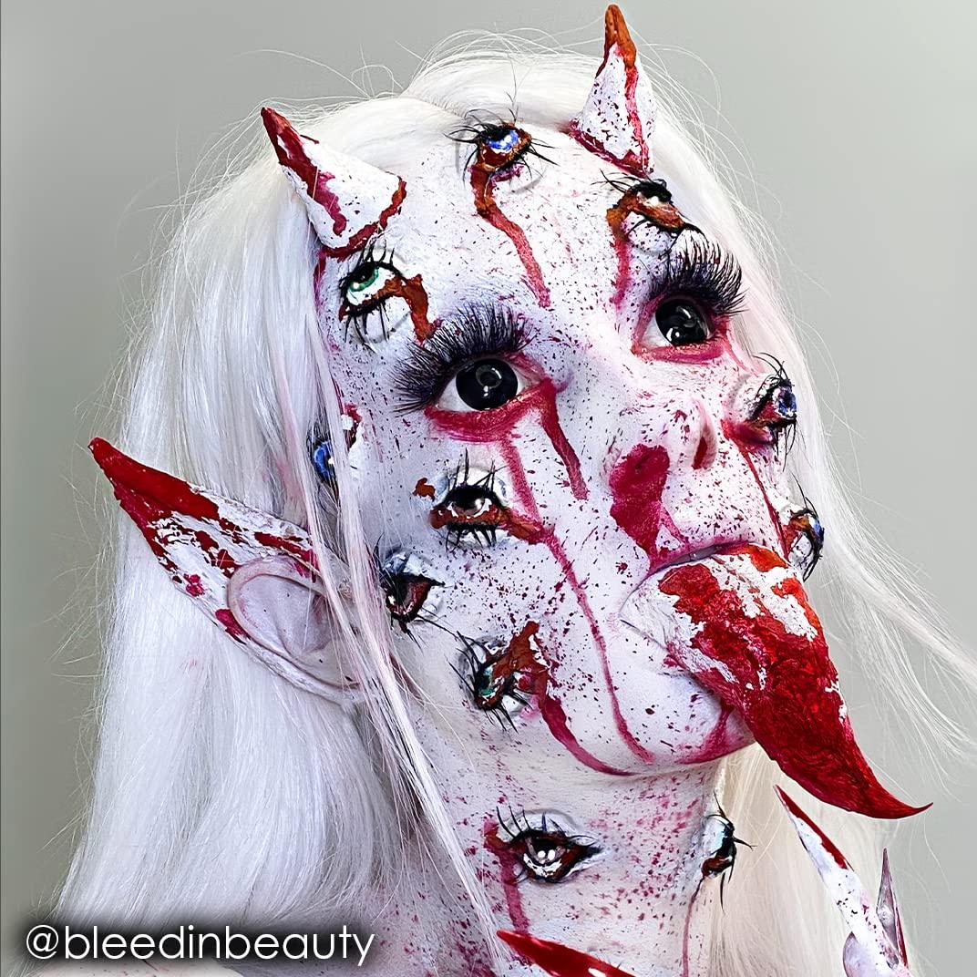 Mehron Mehron Paradise Makeup AQ & Barrier Spray Combo Pack | Before & After Setting Spray 2 fl oz (60 ml) Plus Pro Size Water Activated Face & Body Paint 1.4 oz (40 g) (White)