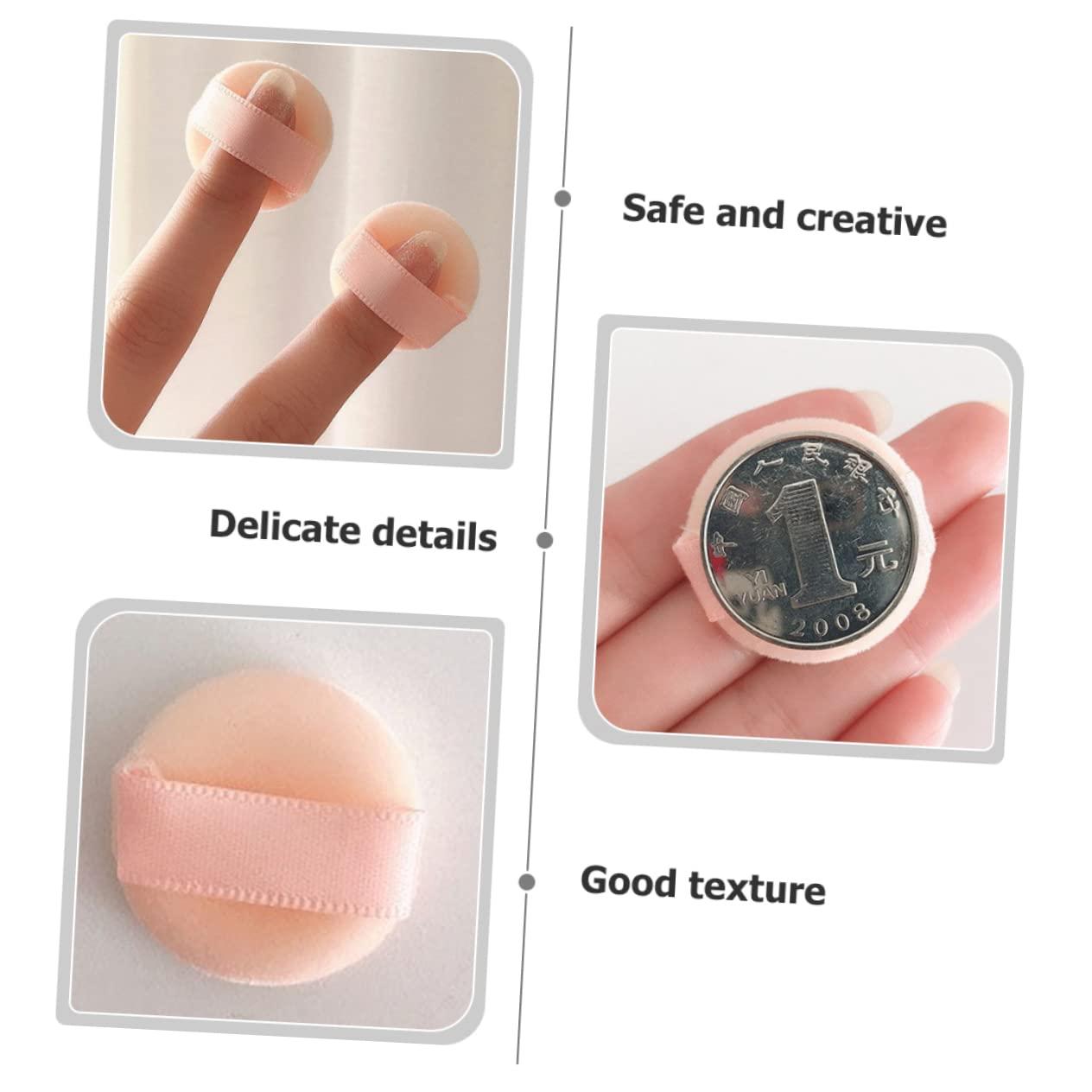 CANIGHT CANIGHT 5pcs Makeup Puffs for Powder Sponges Makeup Cosmetic Powder Round Makeup Sponge Mini Powder Puff Powder Puffs Powder Puff Makeup Puffs Makeup Powder Puff Flocking