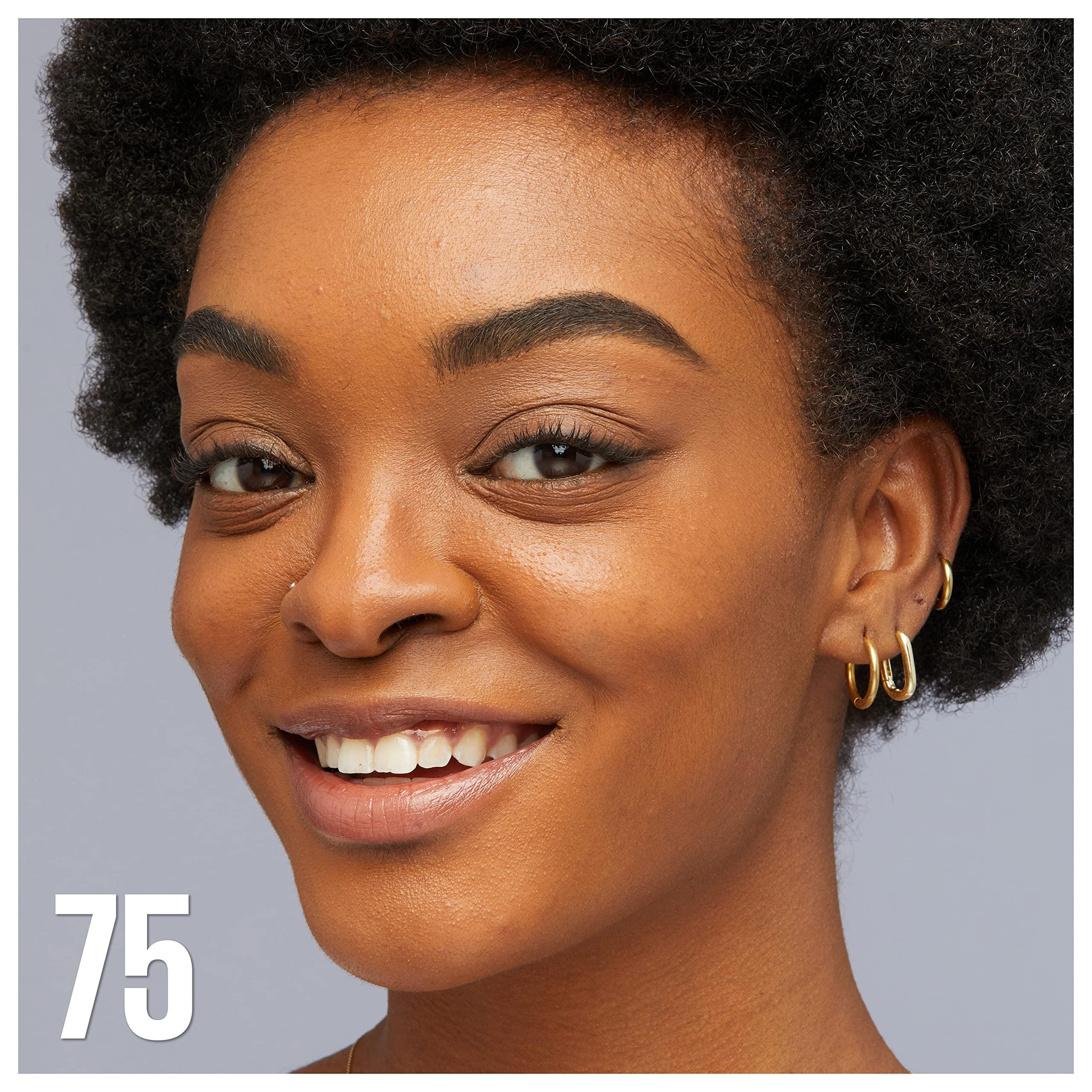 MAYBELLINE Maybelline Green Edition Superdrop Tinted Oil Base Makeup, Adjustable Natural Coverage Foundation Formulated With Jojoba & Marula Oil, 75, 1 Count