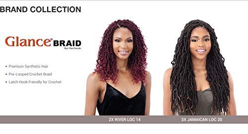 Model Model ModelModel Crochet Braids Glance 3X Jamaican Loc 20" (1-PACK, TD530)