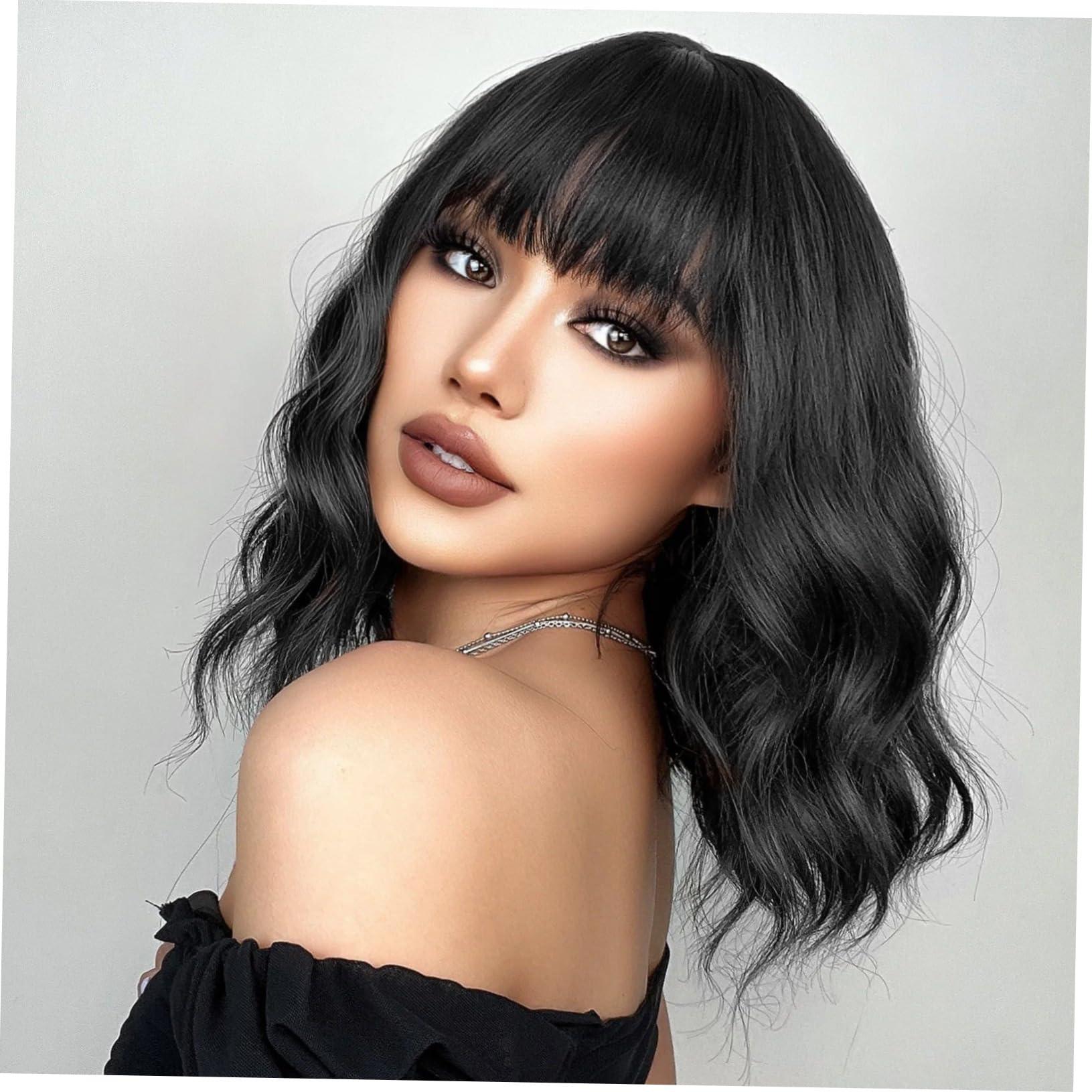 OSALADI Piece Clip in Hair Bangs Hair Extensions Clip in Hair Fringe