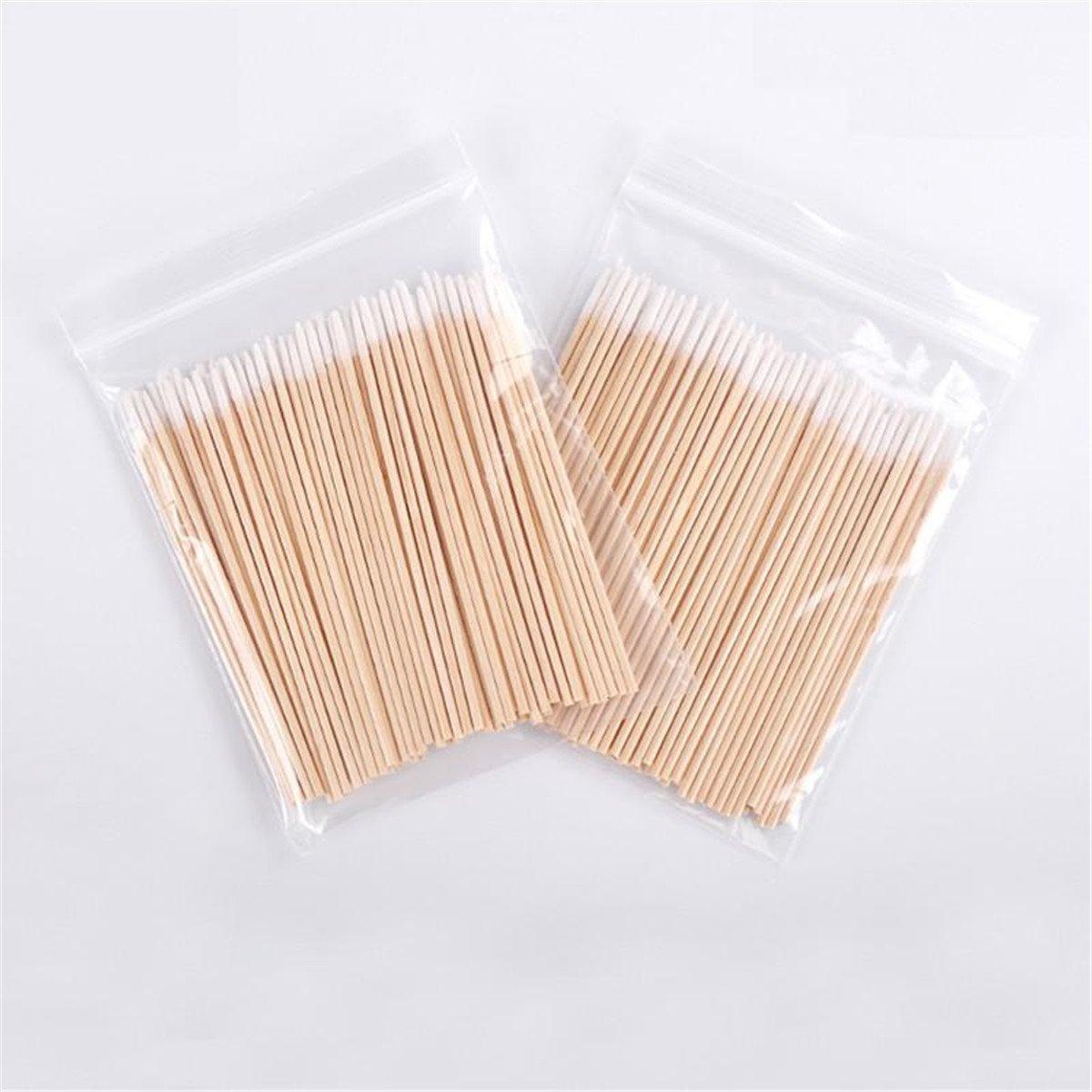 ECYC 1000Pcs Pointed Cotton Swabs Wooden Handle Makeup Health Medical Ear Jewelry Clean Sticks Buds Tips