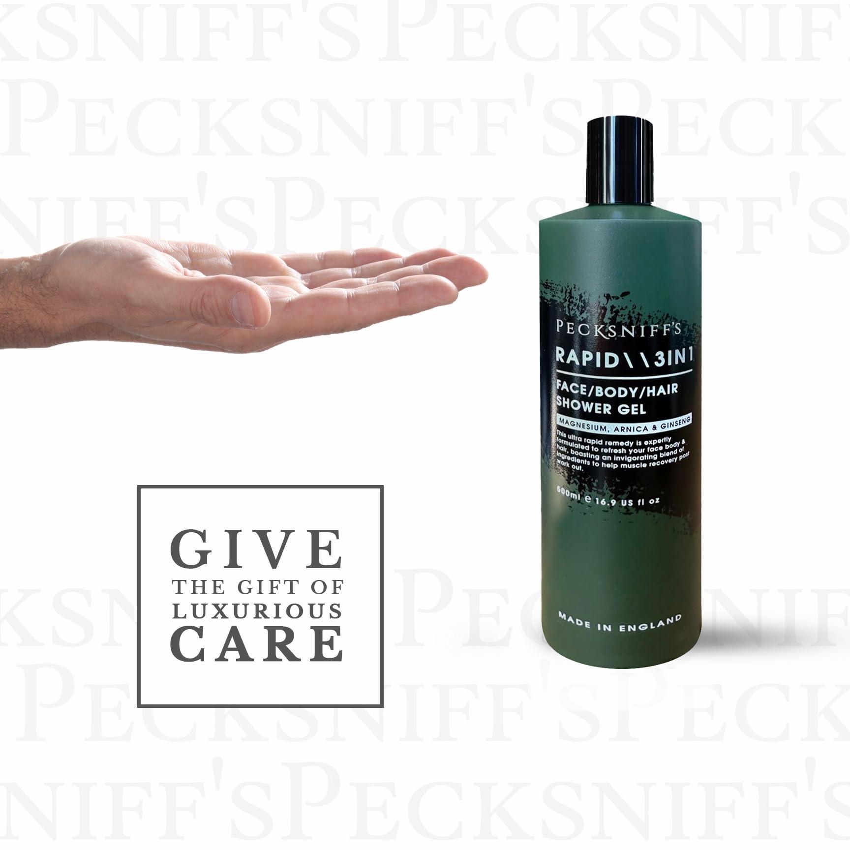 Pecksniff's Pecksniff's Rapid Magnesium 3-in-1 Arnica & Ginseng Shower Gel | 500ml /16.9 Fl Oz