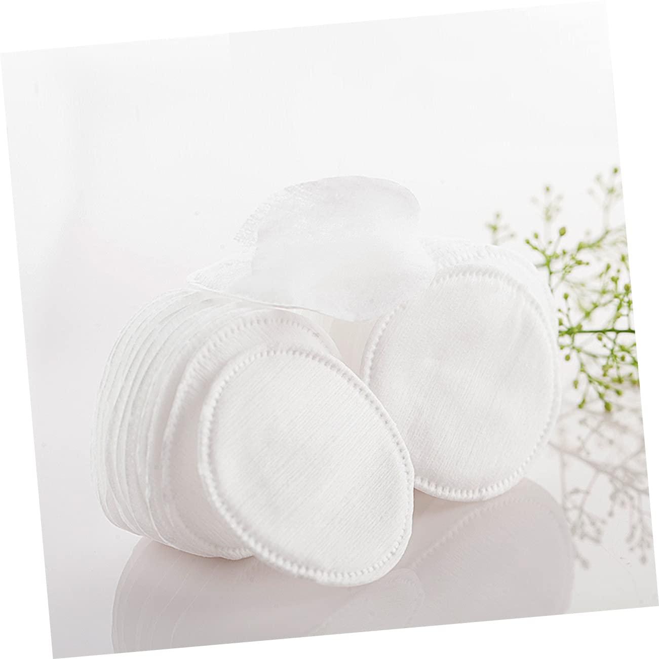 FOMIYES FOMIYES 60pcs Round Facial Cotton Pads Makeup Remover Cotton Cloth Makeup Remover Pads Round Remover Pads White