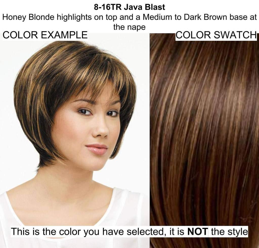 Rene of Paris & Christy's Wigs Bundle - 4 Items: Petite Portia Wig by Rene of Paris, Christy's Wigs Q & A Booklet, BeautiMark Synthetic Shampoo & Wide Tooth Comb - Color: Java Blast