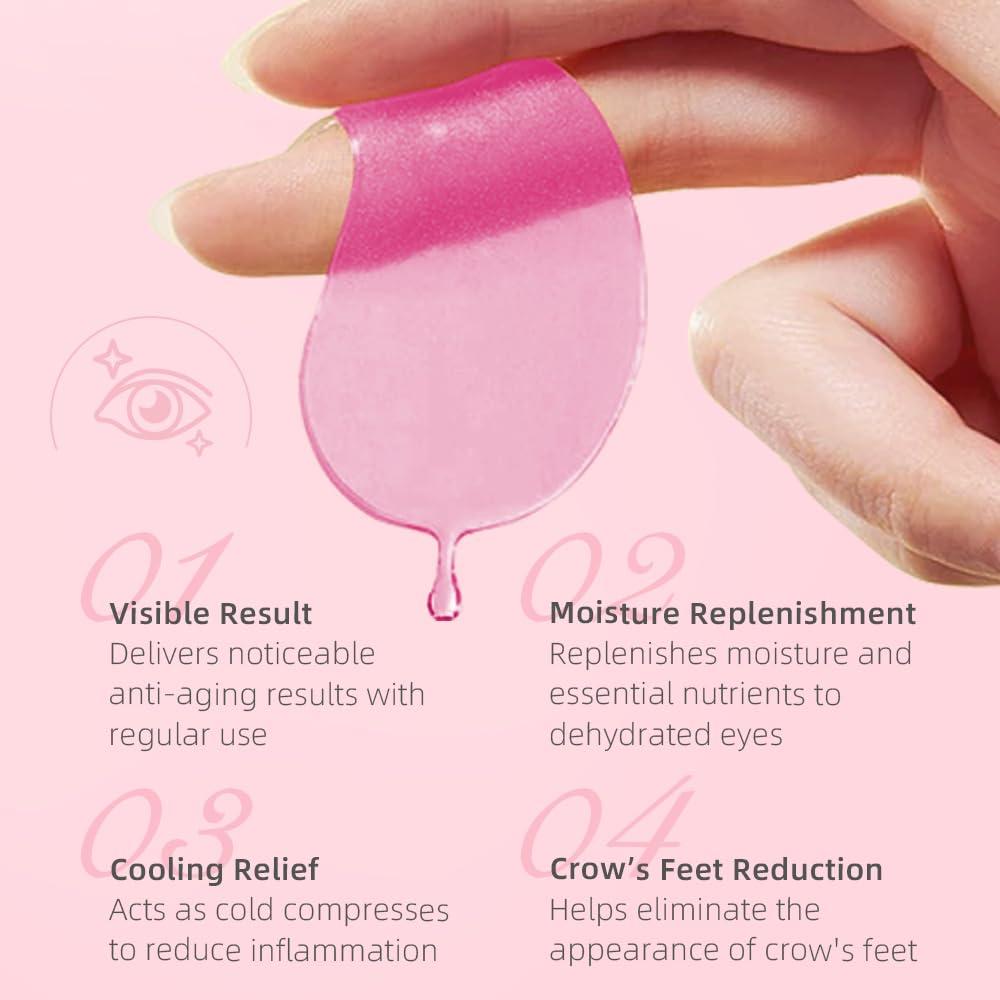 BIODREL BIODREL- Under Eye Patches (20 Pairs) for Dark Circles, Puffy Eyes, Wrinkles, Eye Bags Treatment - Collagen Mask for Men & Women with Retinol, Vitamin C - Cooling Eye Gel Pads - Puffiness Care Masks