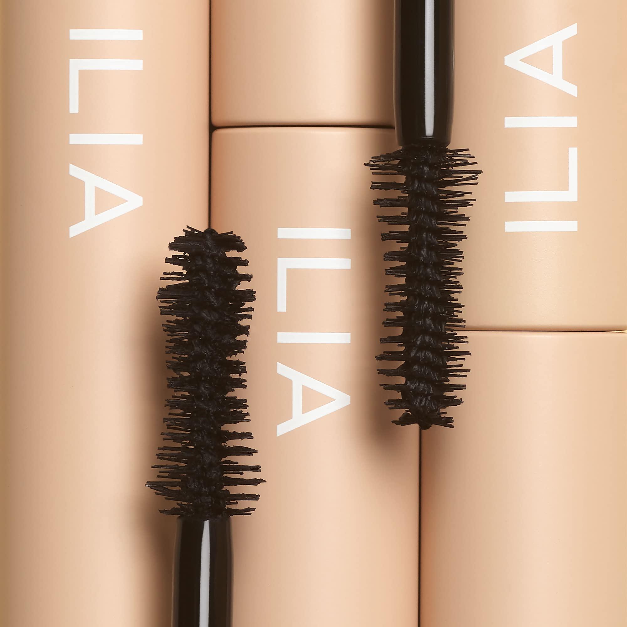 ILIA ILIA - Fullest Volumizing Mascara | Non-Toxic, Vegan, Cruelty-Free, Smudge + Flake-Free, Safe For Sensitive Eyes, For Fuller, Thicker, & Healthier Lashes (Travel Size Mini, 0.13 oz | 4 ml)