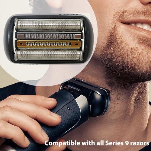 USonline911 92B Original Craftwork Series 9 Foil and Cassette Cartridge for Braun all Series 9 (92B)9290cc, 9291cc, 9292cc, 9293s, 9295cc, 9296cc, 9297cc, 9299s Black