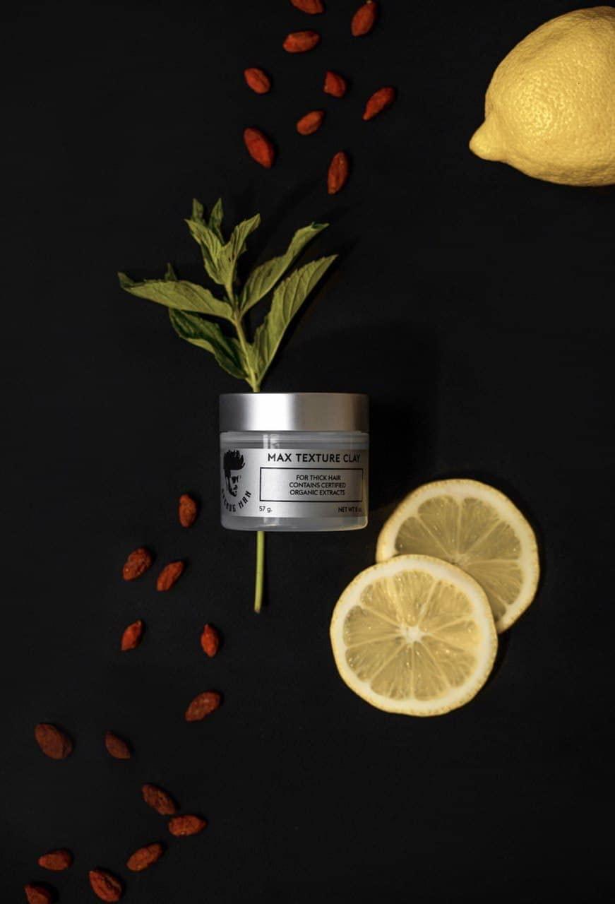 Avenue Man Avenue Man Max Texture Clay - Hair Products for Men (2oz) - Hair Pomade with Herbal Extracts for Wet or Dry Hair - Paraben-Free Hair Putty - Improved Formula