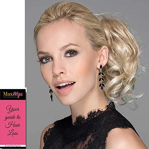 Ellen Wille Wigs Ellen Wille Wigs Frappe Clip in Ponytail Color Mahogany Brown 7" Length Hair Piece Butterfly Attachment Synthetic Womens Short Lightweight Bundle MaxWigs Hairloss Booklet