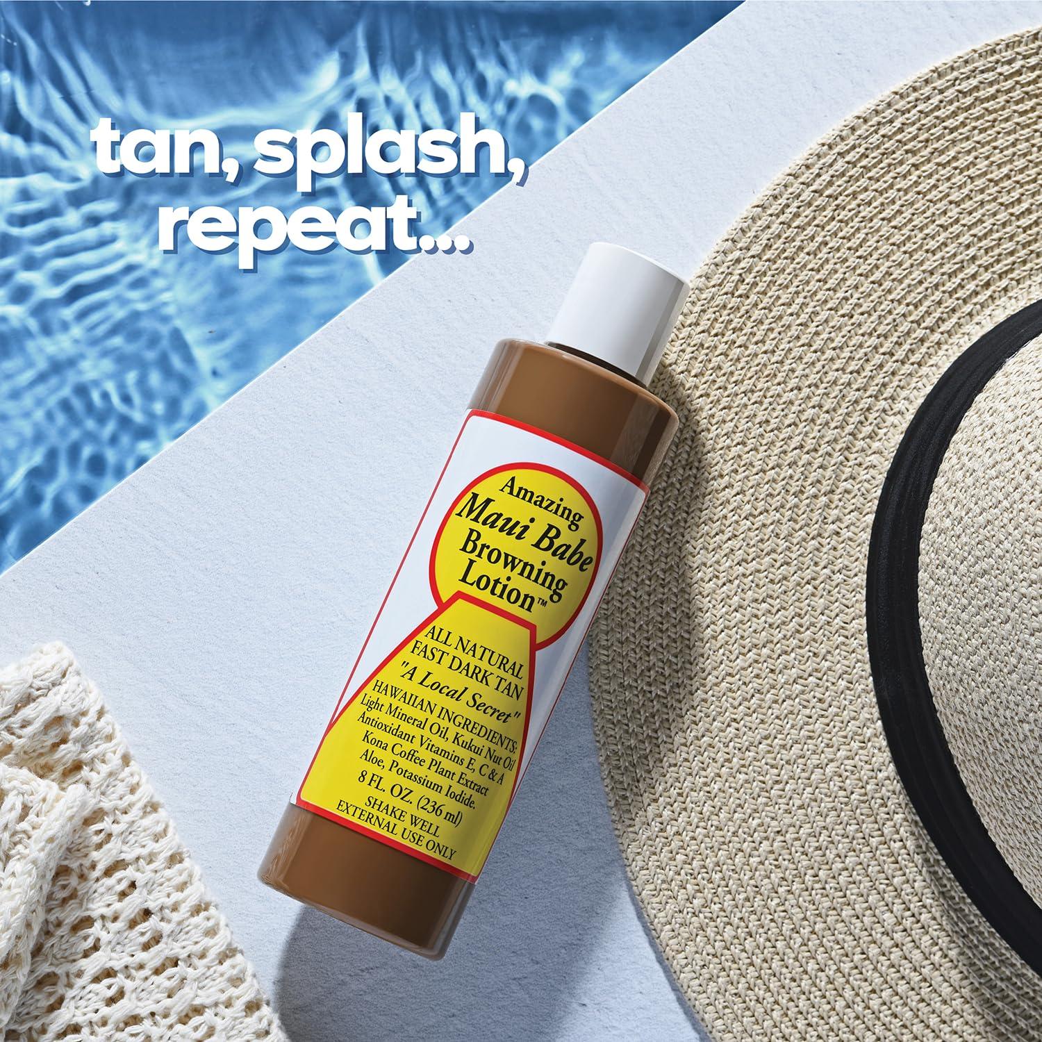 Maui Babe Maui Babe Browning Lotion 8 Ounces (Pack of 2)