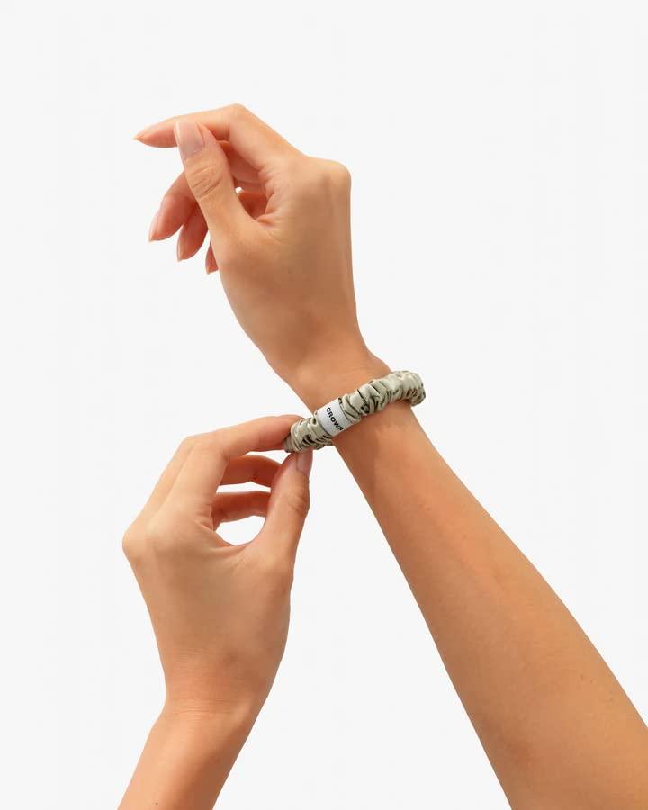 CROWN AFFAIR CROWN AFFAIR - The Scrunchie No. 001 - A 3-Pack of Small, 100% Silk Scrunchies for Everyday Protection—and Fun