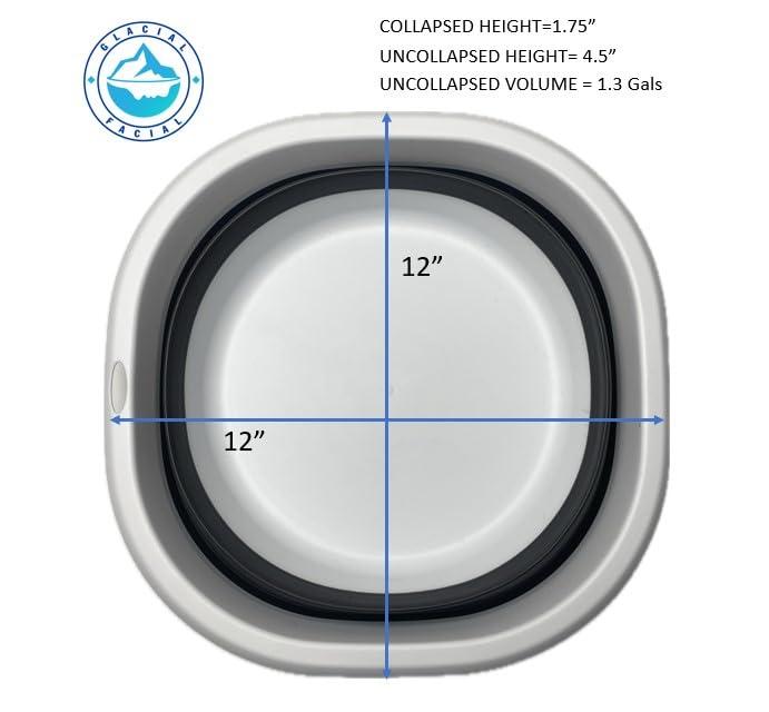 Generic Glacial Facial Ice Water Face Plunge Kit, Chemical Free, Face Mask Alternative For Smooth skin