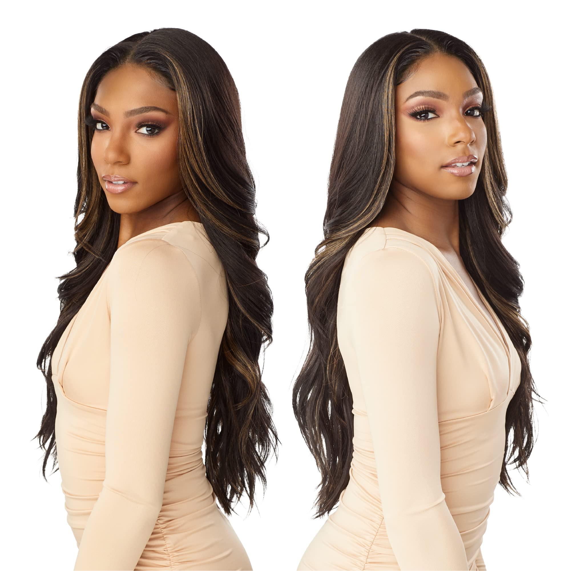 Sensationnel Sensationnel What lace 13x6 Wigs - braelyn lacefrontal hand tied glueless synthetic with natural density preplucked hairline (CH30)