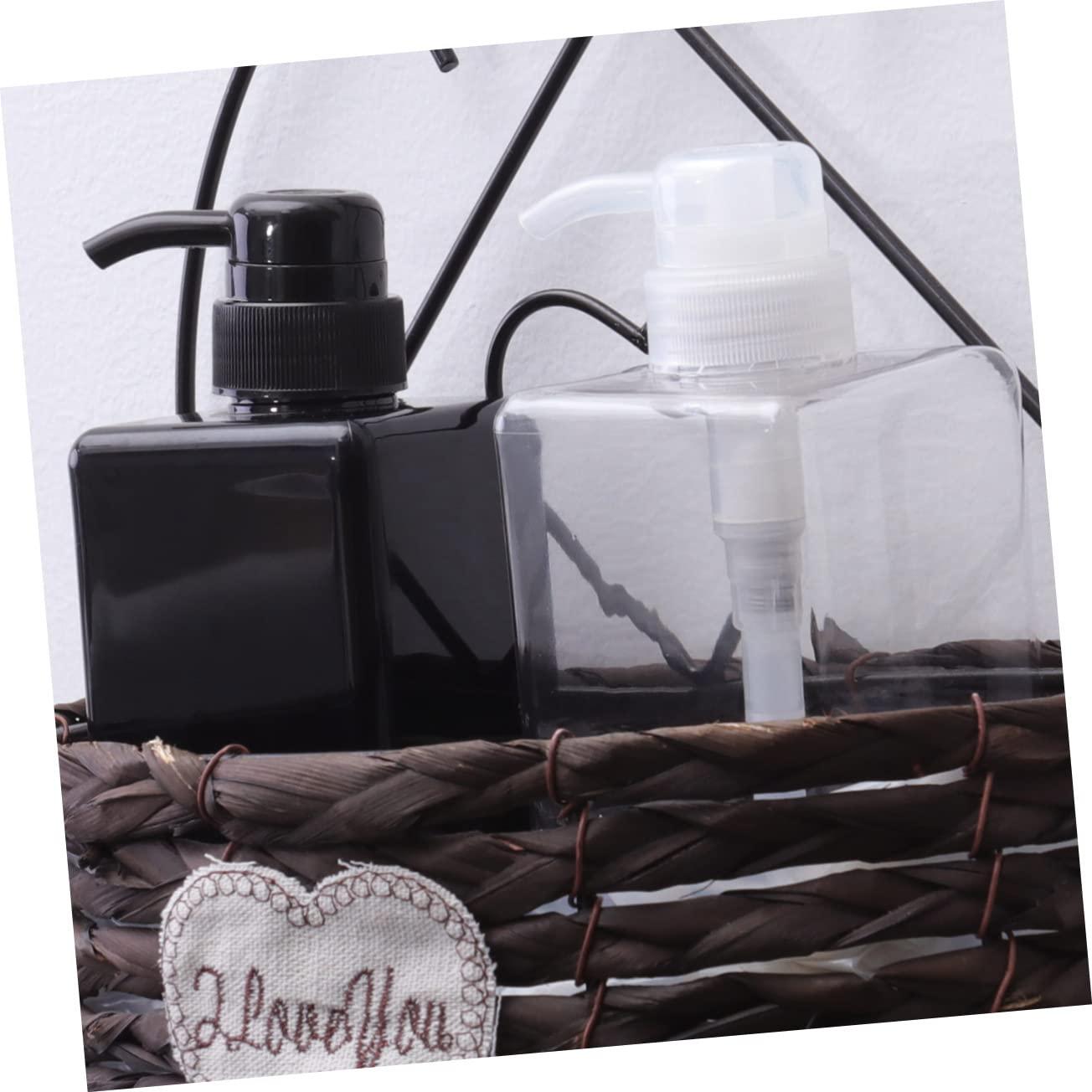 minkissy minkissy 650ml Portable Shampoo Bottles Pump Refillable Lotion Containers Safe Toiletries for Home Travel Hotel