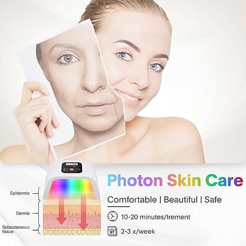 Fxtiaa Fxtiaa LED-Face-Light-Therapy, 7 in 1 Color LED Face Mask Facial Body Beauty Equipment