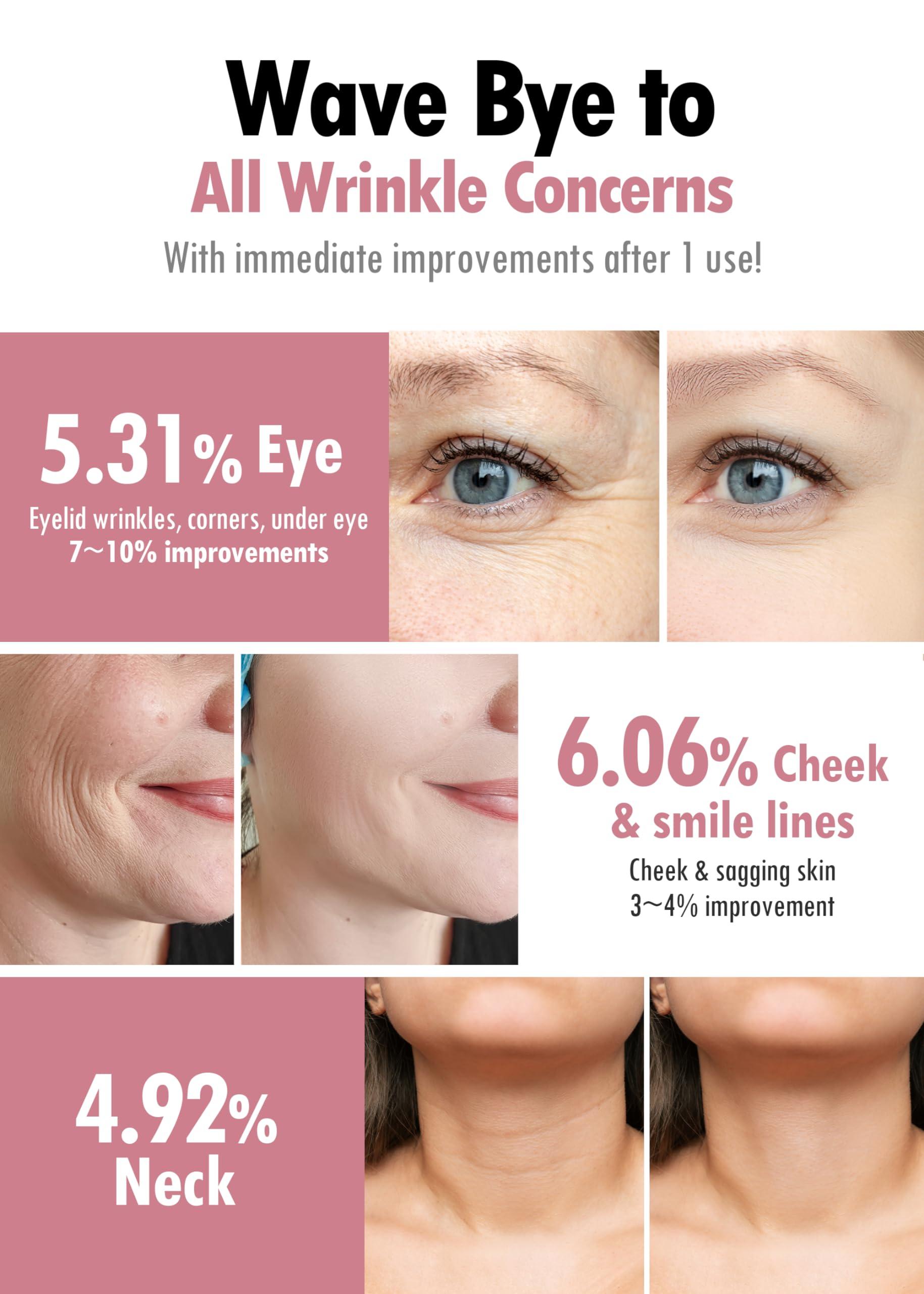 KAHI SEOUL KAHI Wrinkle Bounce Multi Balm - REFILLABLE EDITION | All-in-One Hydrating Lip Balm Eye Cream Neck Cream Make Up Base & Face Mist Moisture Balm Stick | Daily Face Moisturizer Stick (0.32 oz)