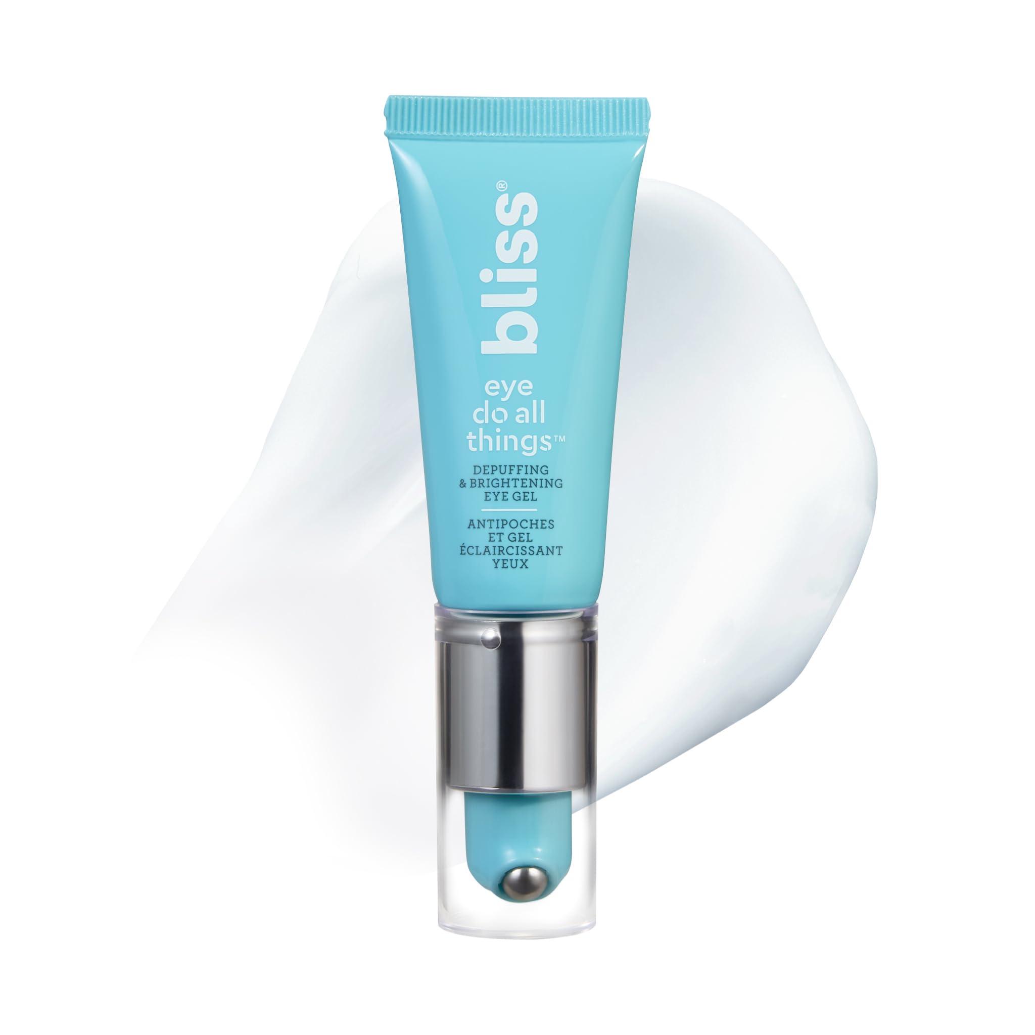 Bliss Bliss Drench & Quench Moisturizer, Bright Idea Vitamin C Serum, and Eye Do All Things Eye Gel - Deep Hydration, Daily Use Trio - Vegan and Cruelty-Free