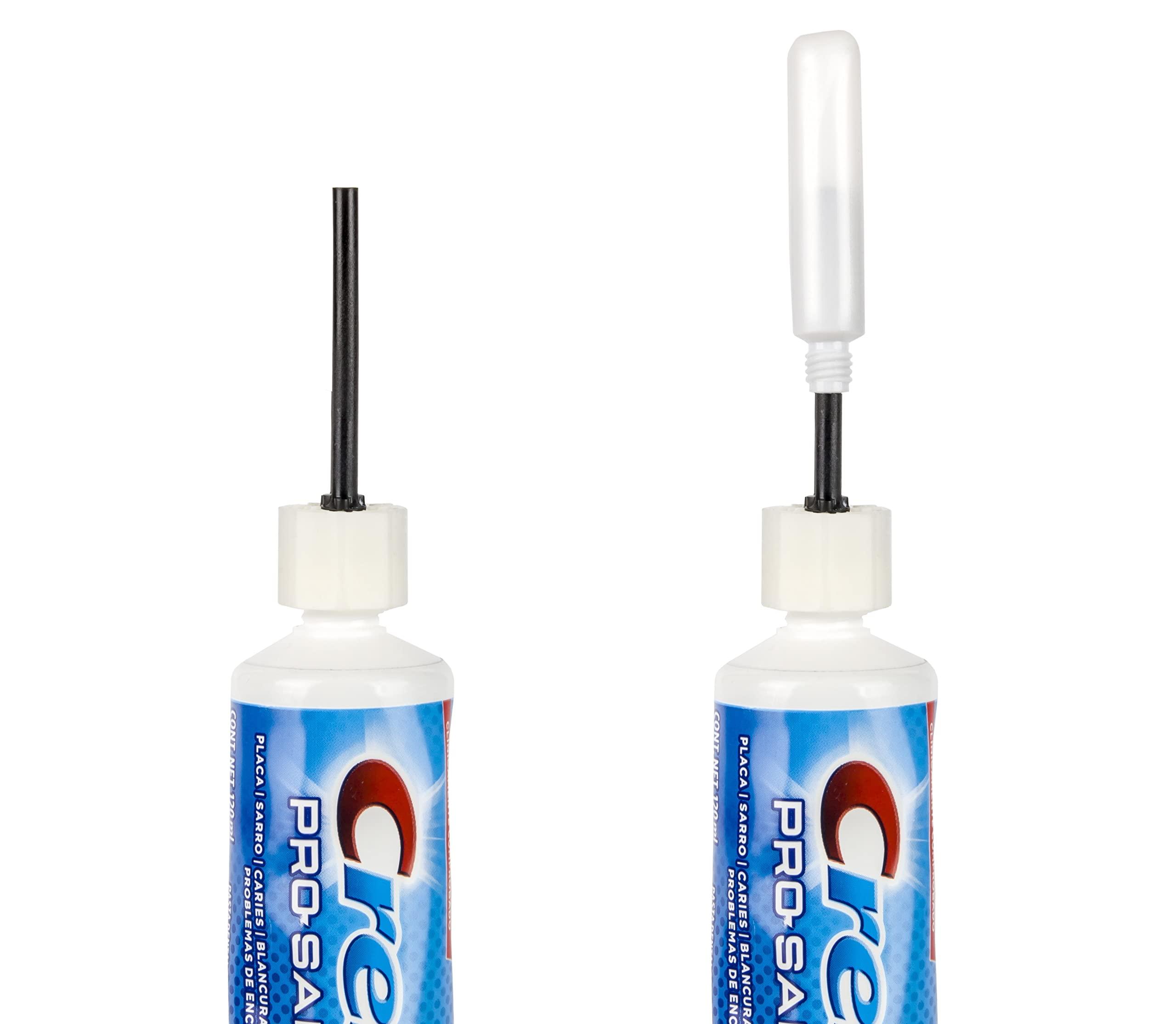 Bagdent Bagdent Travel Toothbrushes and Toothpaste Empty Containers - 11 PCS/Set: 3X Foldable Toothbrushes, 6X Empty Refillable Tubes (0.12oz), 2X Filling Adapters, Travel Set, Emergency Set, Daily Use