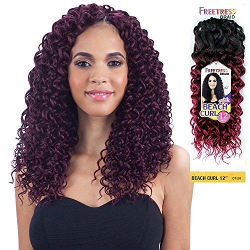Free Tress Free Tress Synthetic Hair Crochet Braids Beach Curl 12'' (OT350)