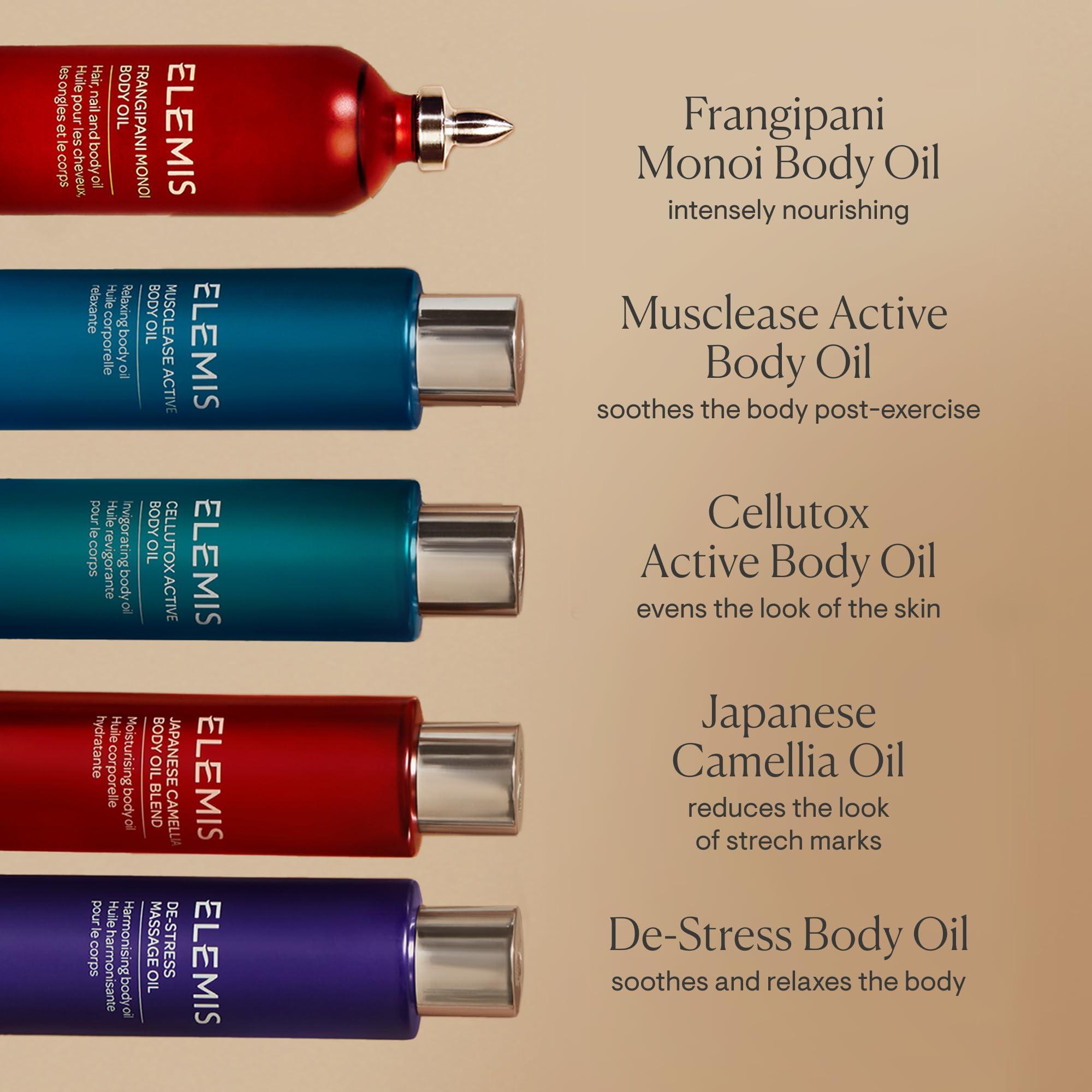 ELEMIS ELEMIS Massage Oil, Fast Absorbing, Deeply Penetrating Body Oil with Essential Oils, Moisturizing Skin Oil, Soothe Muscles, Calm Mind & Revitalize