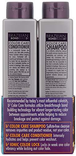 B3 BRAZILIAN BONDBUILDER B3 Brazilian Bondbuilder Color Care Shampoo & Conditioner with Color Lock,28.75 fl oz.(3 Count)