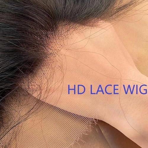 oulaer Burgundy Bob Wig Human Hair 13x4 Side Part Red Bob Lace Front Wig Human Hair for Women 150% Density Pre Plucked for Women Brazilian Remy Hair with Baby Hair 12Inch