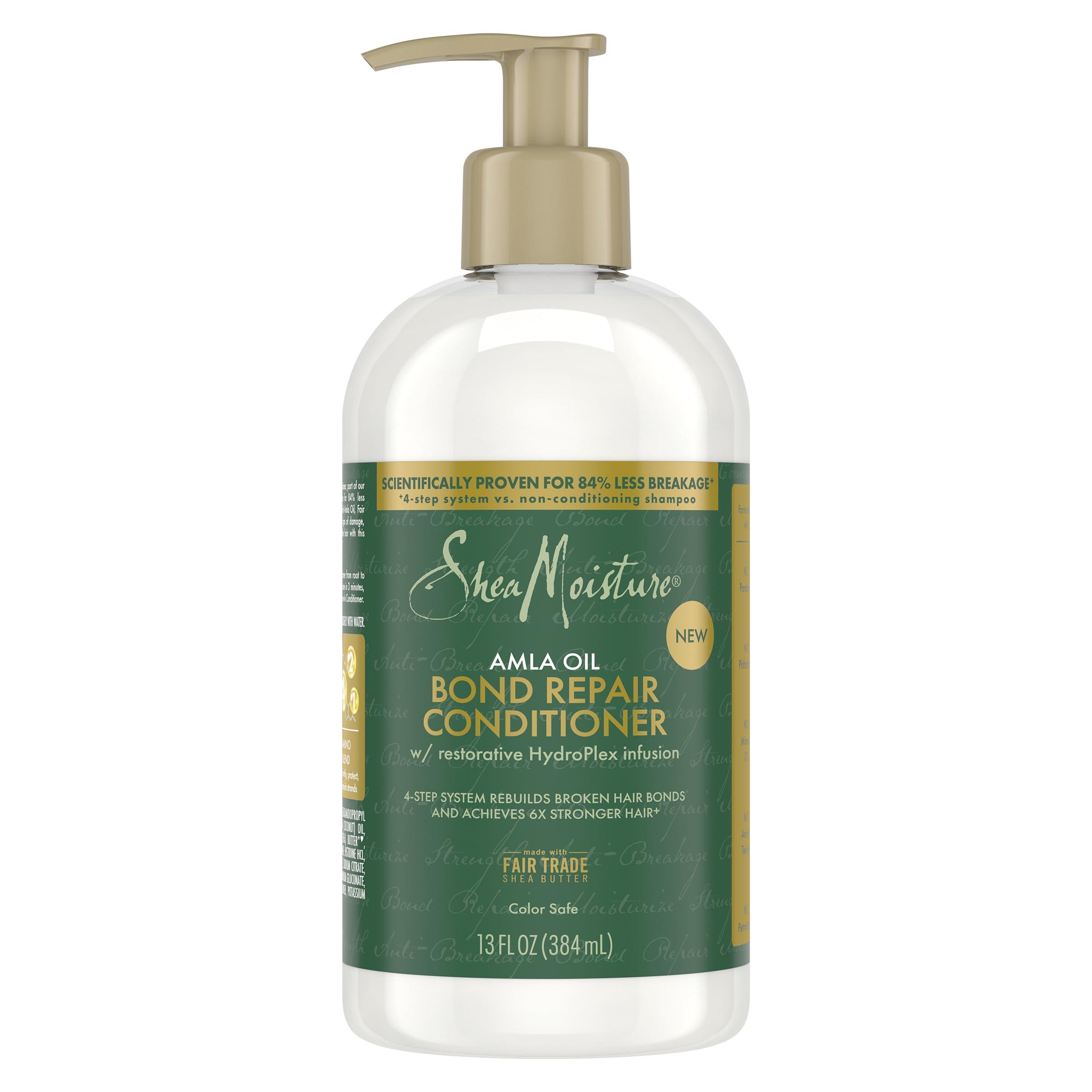 SheaMoisture SheaMoisture Bond Repair Leave-In Conditioner 11 oz & Conditioner 13 oz to Strengthen Hair with Amla Oil