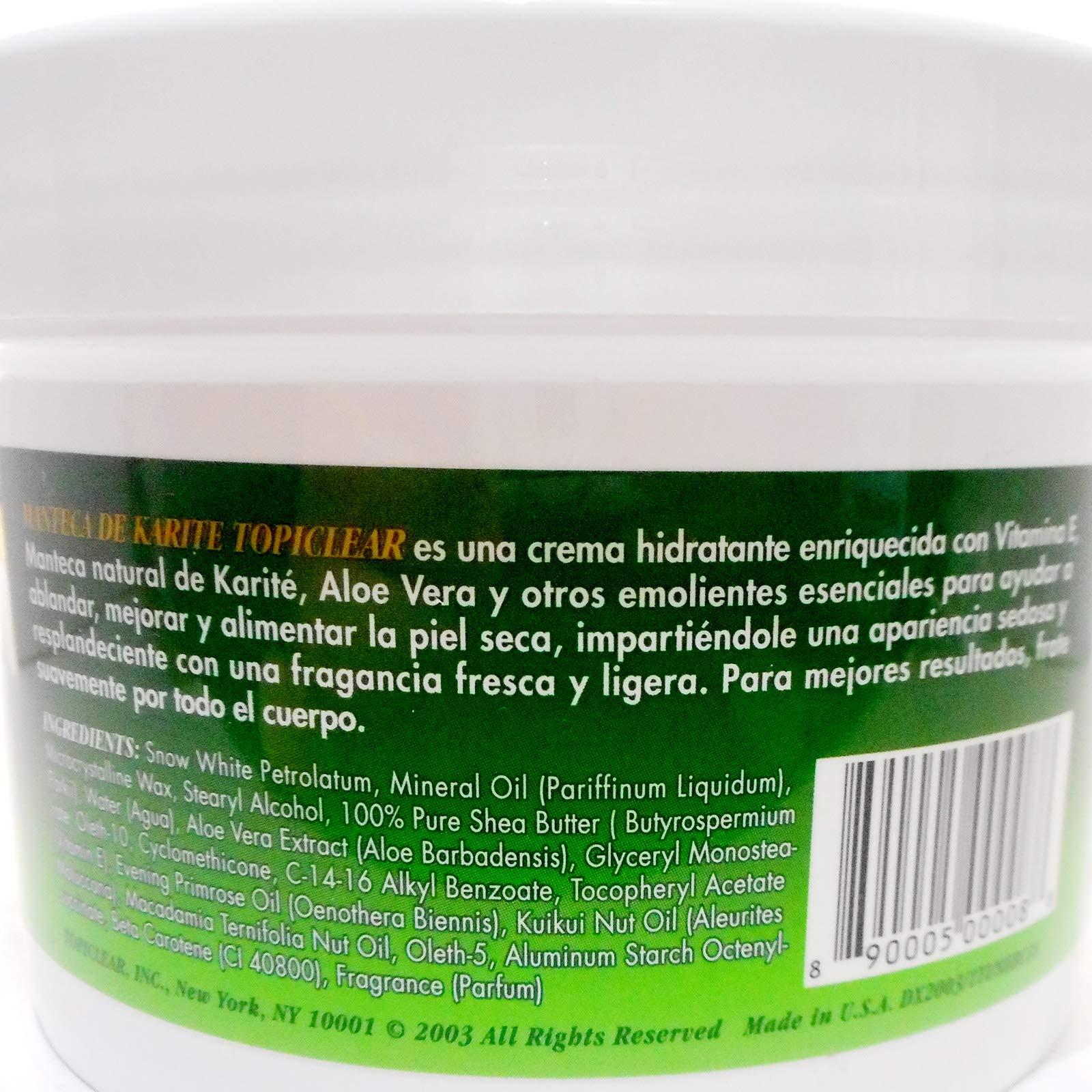 Topiclear Topiclear Shea Butter Creme with Vitamin E & Aloe Vera 18 oz