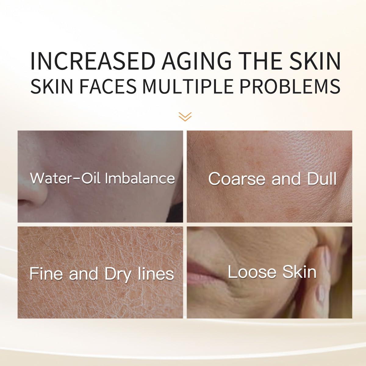 HKH Pro-Retinol Serum For Face Anti-Aging Wrinkle 48 Capsules, Vitamin C Anti-Wrinkle,Vitamin A Retinol Collagen Anti-Aging Night Serum For Women,Smooth,Hydrate,Firming Skin,Travel Portable