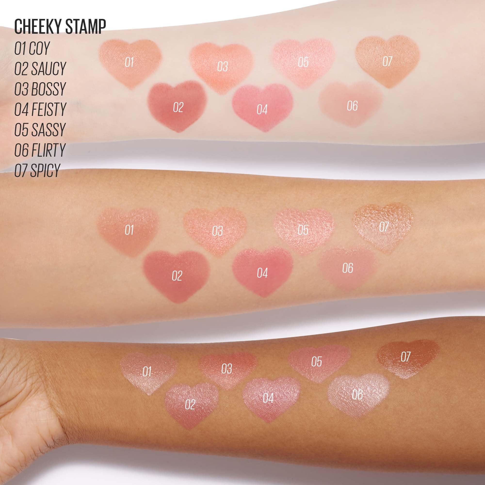 Kaja KAJA Cheeky Stamp | Gift, Blendable Blush | 06 Flirty - cheery cherry blossom | Cruelty-free, Vegan, Paraben-free, Sulfate-free, Phthalates-free, K-Beauty