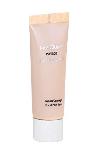 Miss Claire Miss Claire Prestige Liquid Foundation Natural Coverage, 21 Beige, 35 ml