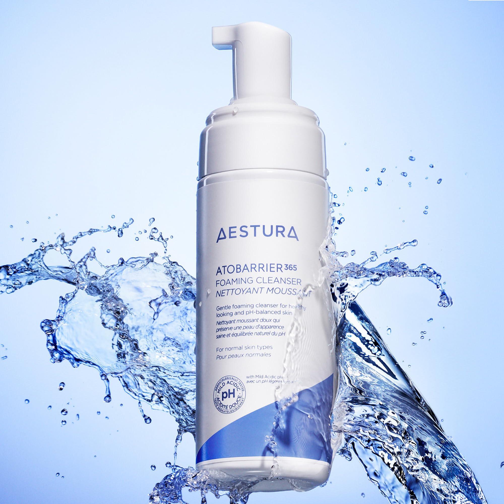 AESTURA AESTURA ATOBARRIER365 Gentle pH-Balanced Foaming Cleanser with Ceramides | Korean Face Wash for Skin Moisture Barrier Repair, Hydrating Formula, Suitable for Dry Skin, 150ML / 5.07 oz.