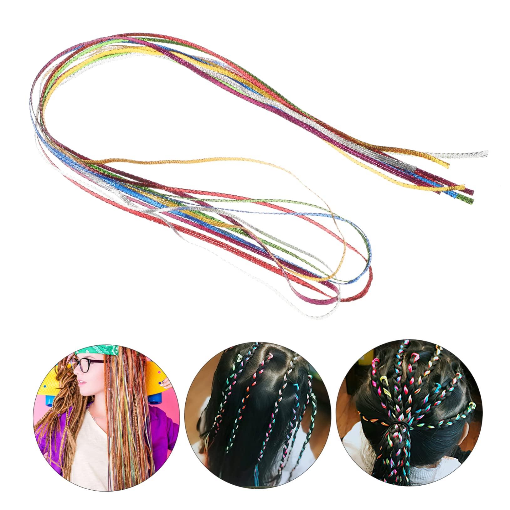 Ipetboom Ipetboom 18 Pcs Dreadlocks Headband Bows for Clear Hair Bands Ribbons for Hair Beads for Hair Clip Hair Beads Hair Elastics Hair Bands for Little Hair Loop Polyester