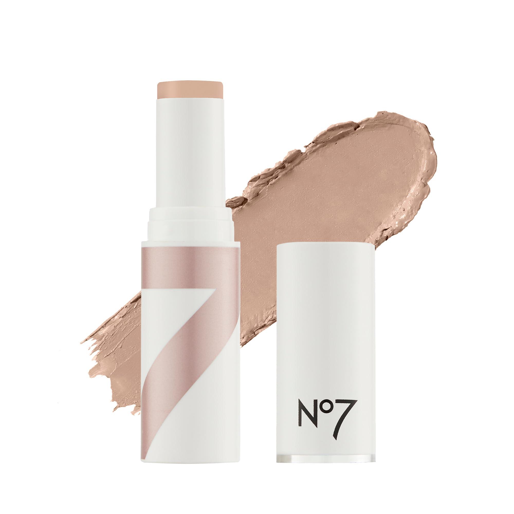 No.7 No7 Stay Perfect Foundation Stick - Cool Vanilla - Non-Drying Makeup Foundation with Hydrating Squalene - Coverage for Up to 18 Hours (10g)