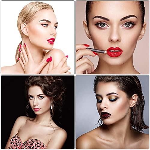 Osuner Eyebrow Stencils,Reusable Eye Brow Drawing Mold, DIY Eyebrow Shaping Grooming Template Card Women Beauty Set