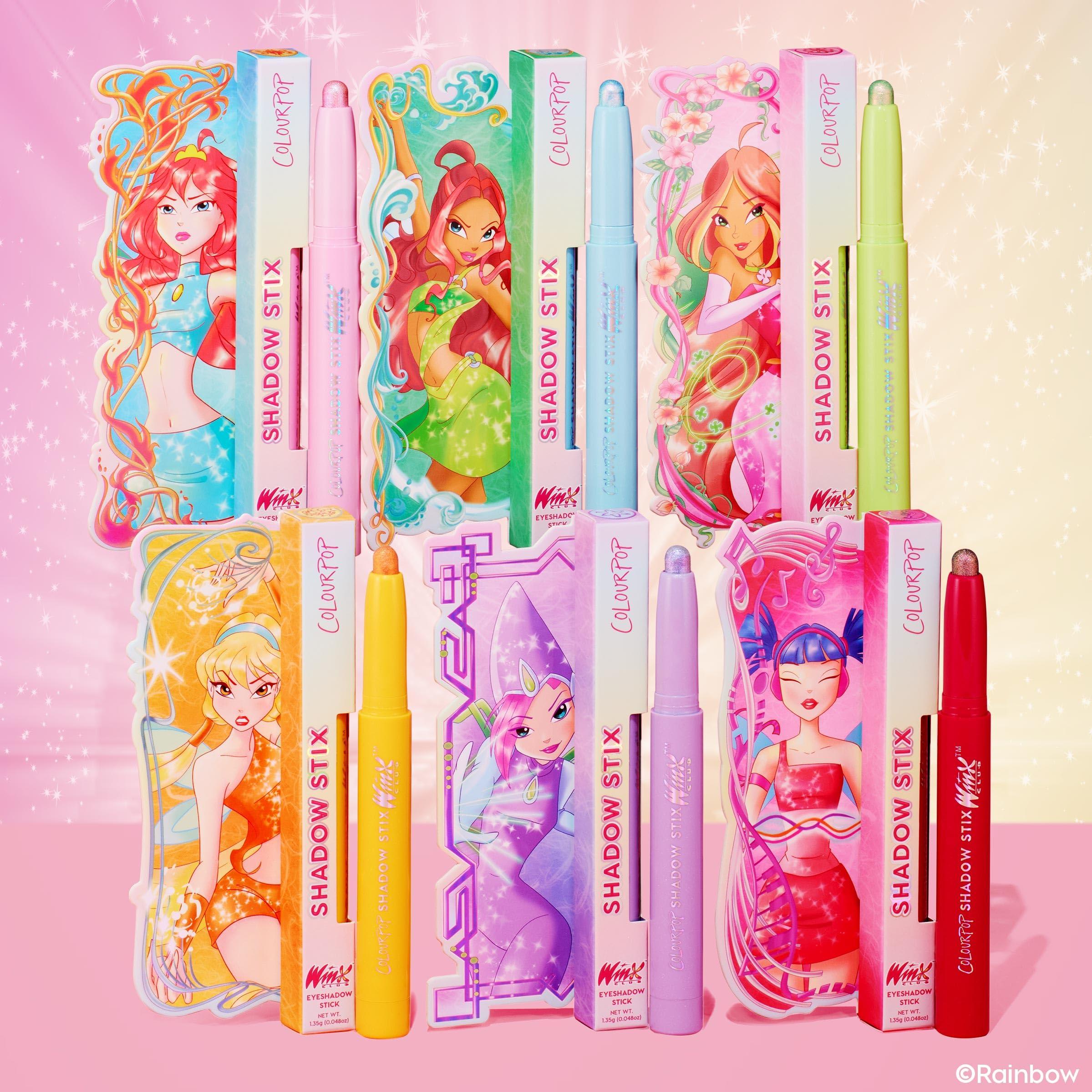 Colourpop ColourPop Winx Club Shadow Stix - Cream Eyeshadow Stick with Long-Lasting Color - Multi-Use Cream Makeup with a Built-In Sharpener & Precise Tip for Easy Application - Sonic Blast (0.05 oz)