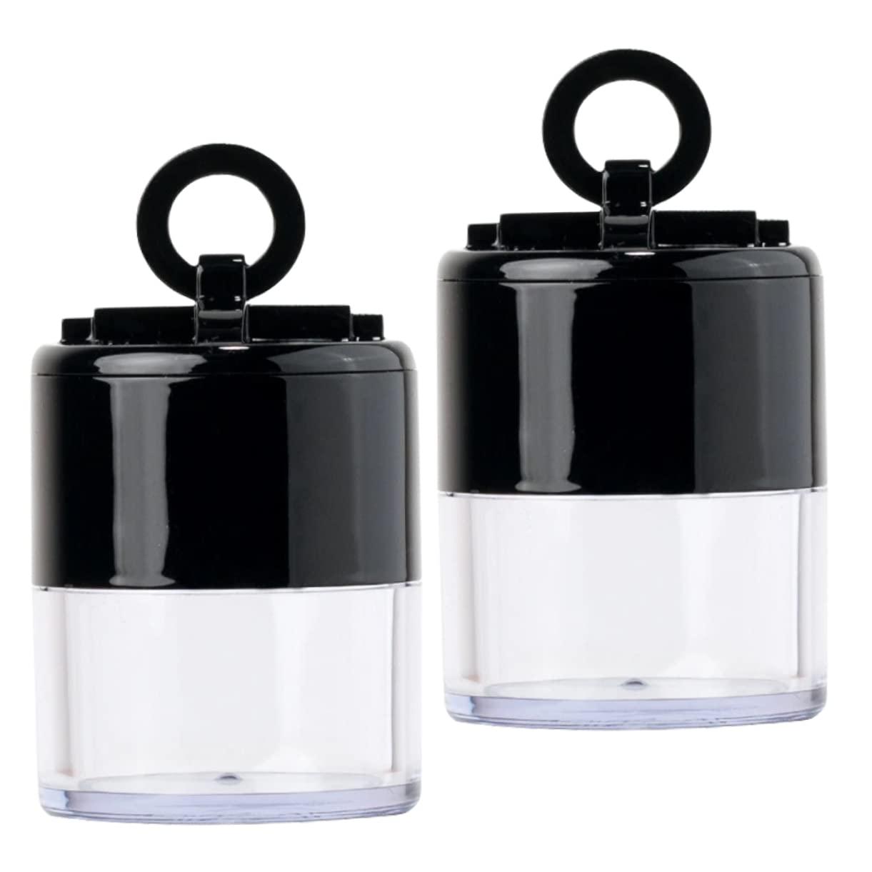 Beavorty 10 Pcs Powder Box Refillable Loose Powder Container Powder Puff and Container Cosmetics Powder Cases Makeup Powder Cases Cosmetics Powder Container Portable Loose Powder Case