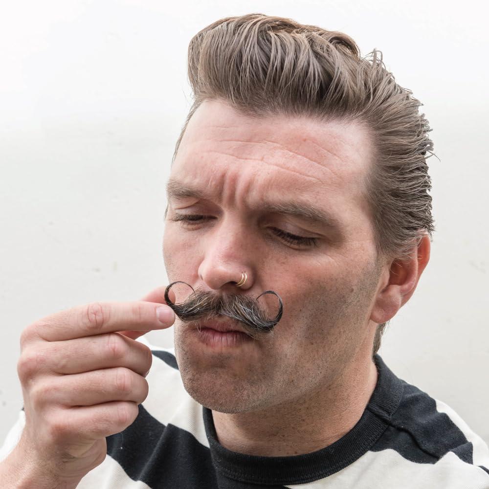 ZEUS ZEUS Mustache Styling Wax, Mega Hold Water Based Mustache Wax for Men (SINGLE)