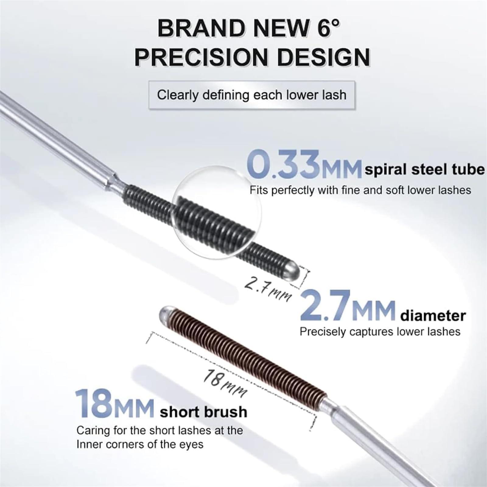 Yotfieot Jully Doll Mascara July Doll Mascara, Jolly Doll Mascara, Jody Doll Mascara, Doll Mascara, Mascara Metal Wand, 3d Curling Eyelash Iron Mascara (2*black)