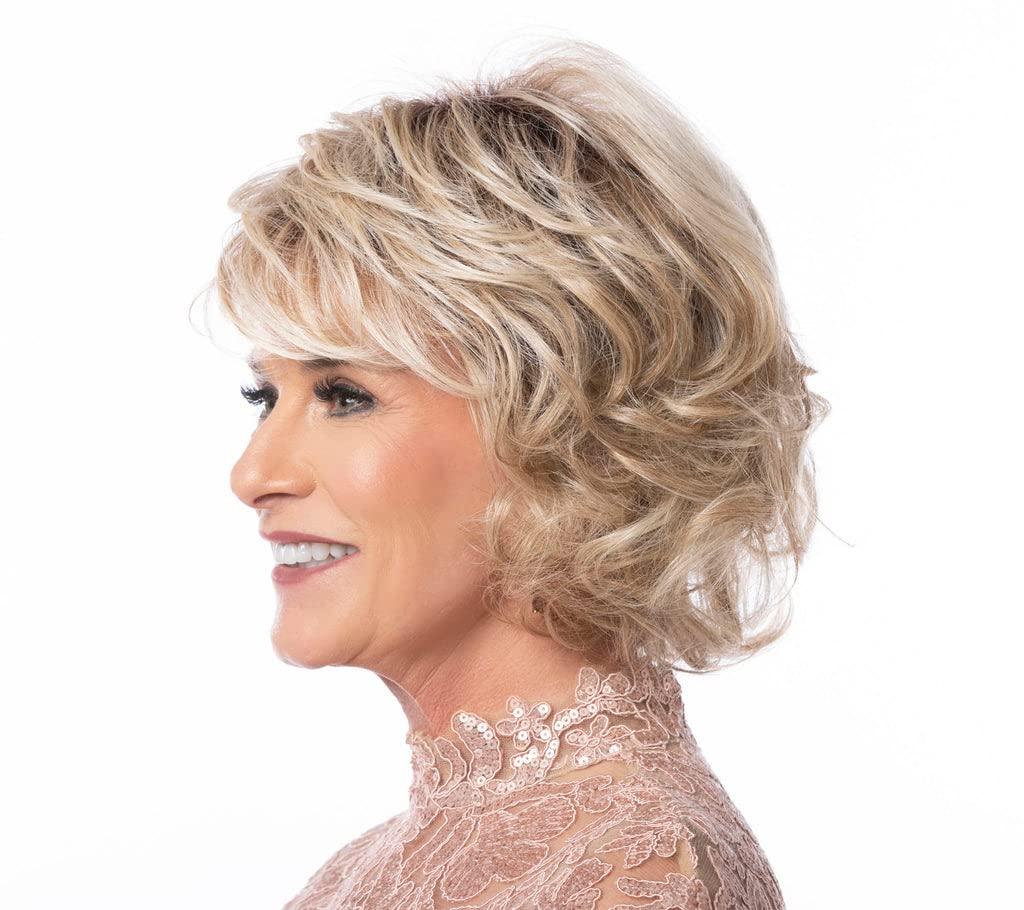 Toni Brattin Toni Brattin Stunning Wig - Salon-Inspired Styling with Sweeping Sides & Sculpted Layering - Heat-Friendly Fiber Looks & Feels Like Natural Hair - Adjustable & Comfortable (Light Grey, Plus)