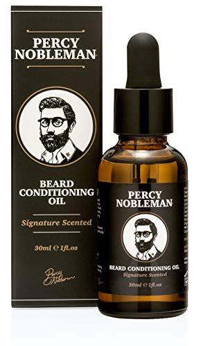 Percy Nobleman Percy Nobleman Beard Oil 99% Naturally Derived Signature Scented Blend. Beard Conditioning Oil With a Special Mixture of Quality Ingredients that Softens and Conditions your Facial Hair - 1 Fl Oz