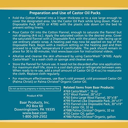 Baar Cotton Flannel Castor Oil Pack