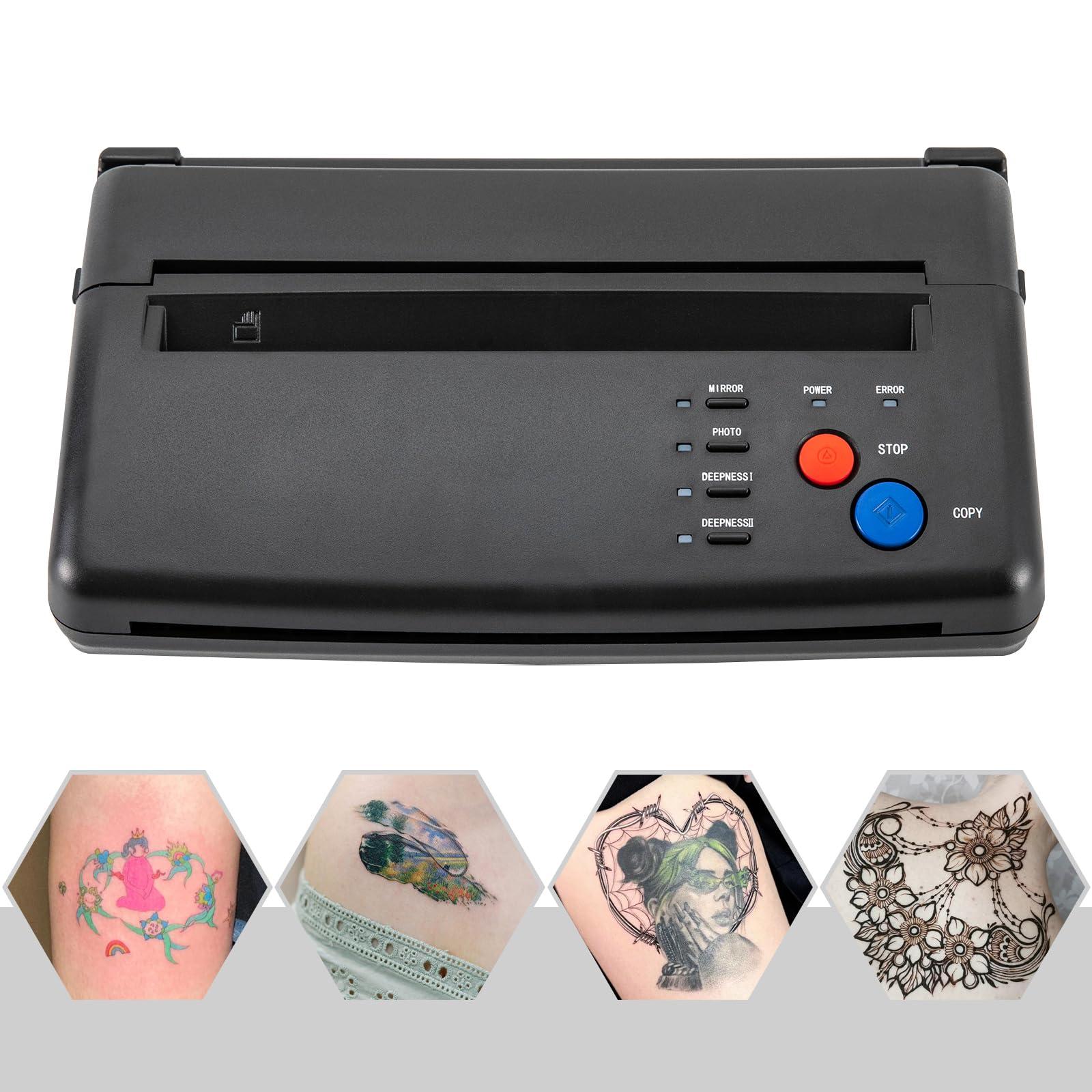 NDKASHF NDKASHF Tattoo Stencil Printer,Produce High-Definition Tattoo Patterns,Can Create Multiple Tattoos At the Same Time,Designed for Tattoo Lovers
