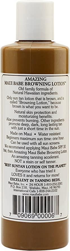 Maui Babe Maui Babe Tanning and Browning Lotion 8 Ounces (Pack of 2)