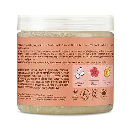 SheaMoisture SheaMoisture Body Scrub for Dull Skin Illuminating Coconut and Hibiscus Cruelty-Free Skin Care 20 oz